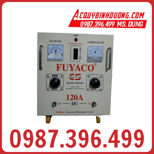Máy sạc ắc quy FUYACO 120A - 100% dây đồng