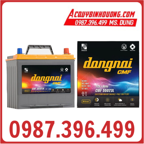 Ắc Quy Đồng Nai 55D23L (12V-60ah) 