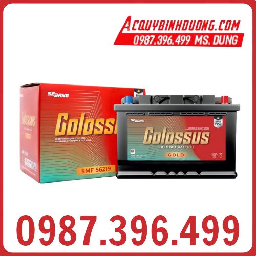 Ắc Quy COLOSSUS SMF 56219 (12V-62Ah)
