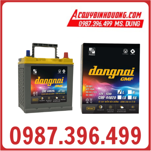 Ắc Quy Đồng Nai CMF 44B20L (12V-43ah) 