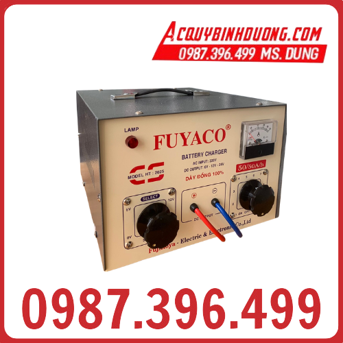 Máy sạc ắc quy FUYACO 50A - 100% dây đồng