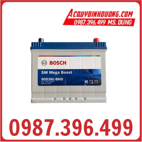 Ắc Quy BOSCH 90D26L 12V 75Ah