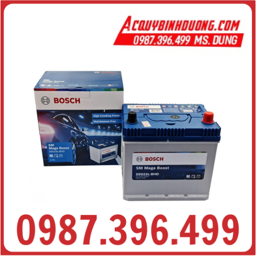 Ắc Quy BOSCH 55D23L 12V 60Ah