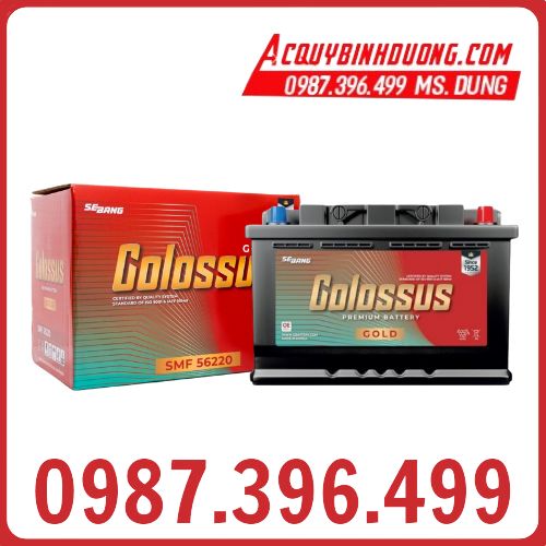Ắc Quy COLOSSUS SMF 56220 DIN62 (12V-62Ah)