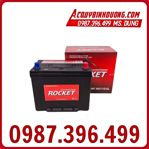 Ắc Quy ROCKET SMF NX110-5L (12V-70ah) 