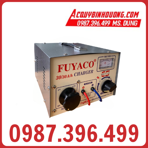 Máy sạc ắc quy FUYACO 30A - dây đồng 100%
