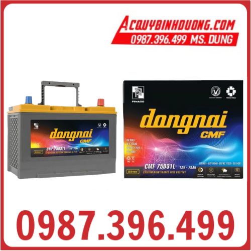 Ắc Quy Đồng Nai 75D31L CMF (12V-75ah) 