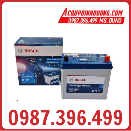 Ắc Quy BOSCH 55B24LS 12V 45Ah 