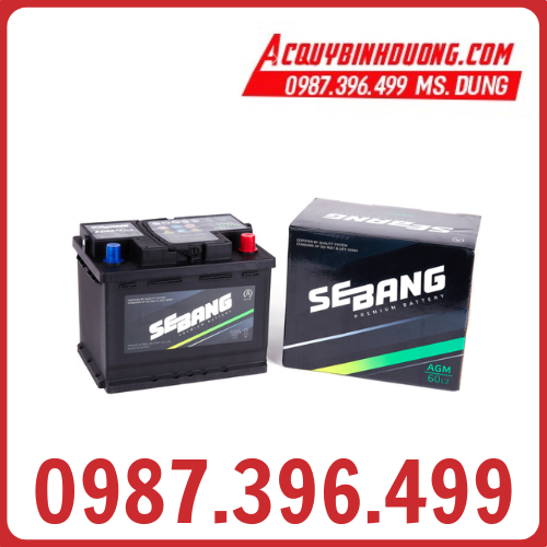 Ắc Quy SEBANG AGM 60 L2 (12V-60ah)