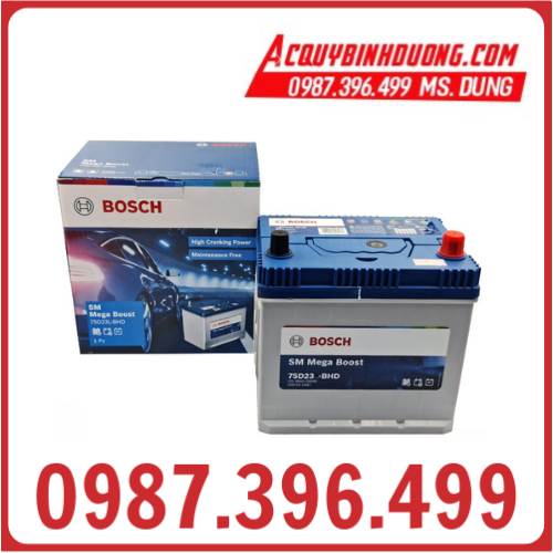 Ắc Quy BOSCH 75D23R 12V 65Ah