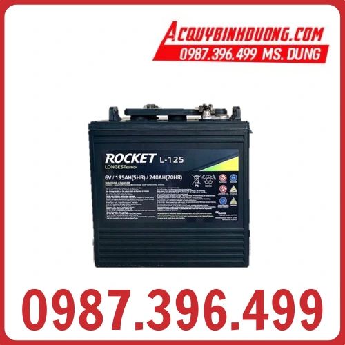 Ắc Quy Rocket L-125 (6V-240ah) 