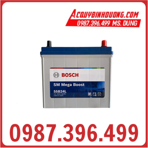 Ắc Quy BOSCH 55B24L 12V 45AH