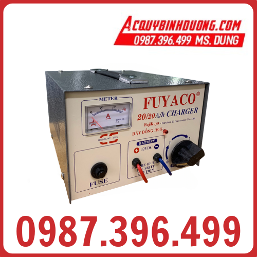 Máy sạc ắc quy FUYACO 20A - 100% dây đồng