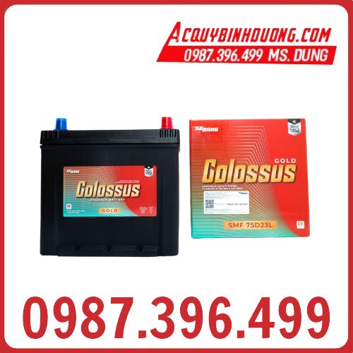 Ắc Quy COLOSSUS 75D23L (12V-65AH)