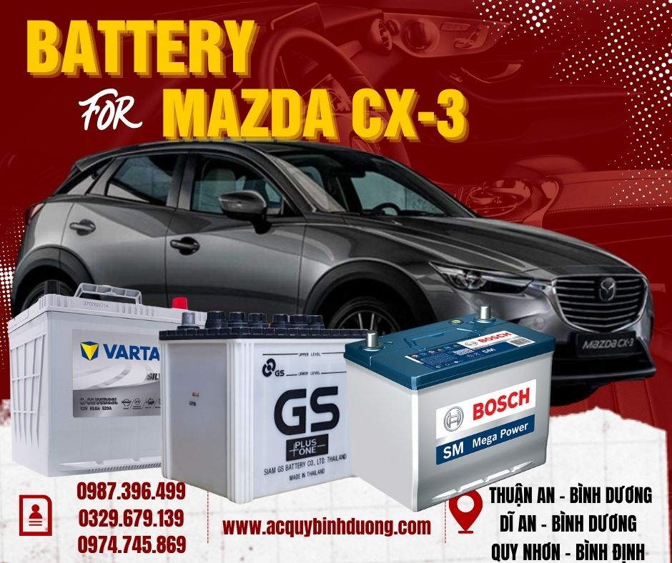 Ắc Quy Xe MAZDA CX-3