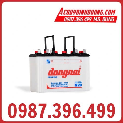Ắc Quy Đồng Nai N28 (12V-28AH) 