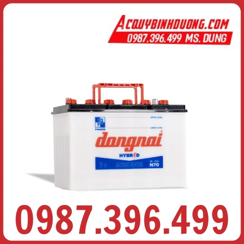 Ắc Quy Đồng Nai N70 (12V-70AH) 