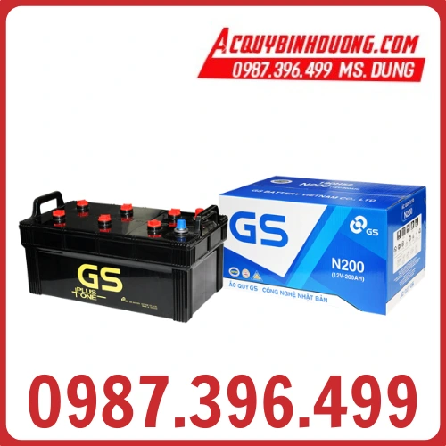 Ắc quy GS N200 (12V-200ah) 