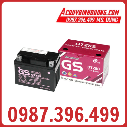 Ắc Quy GS GTZ5S (12V-3.5ah) 