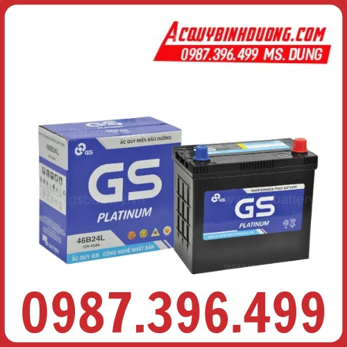 Ắc Quy GS 46B24L MF (12V-45Ah) 