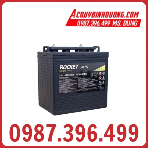 Ắc Quy Rocket L-875 (8V-170ah) 