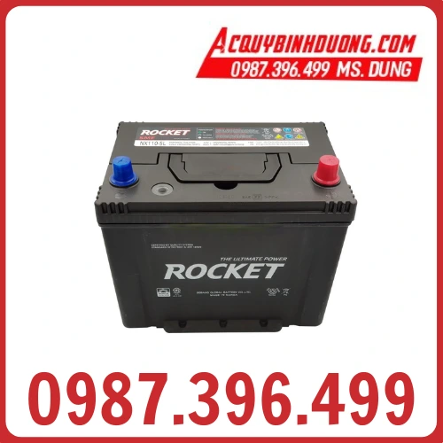 Ắc Quy ROCKET SMF NX110-5L (12V-70ah) 