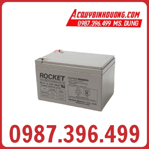 Ắc Quy Rocket ES 12-12 (12V-12ah) 