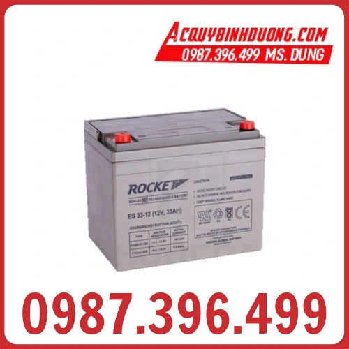 Ắc Quy Rocket ES 33-12 (12V-33ah) 