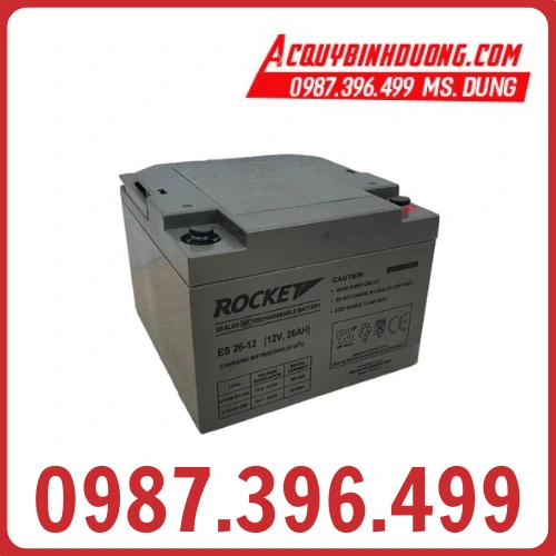 Ắc Quy Rocket ES 26-12 (12V-26ah) 