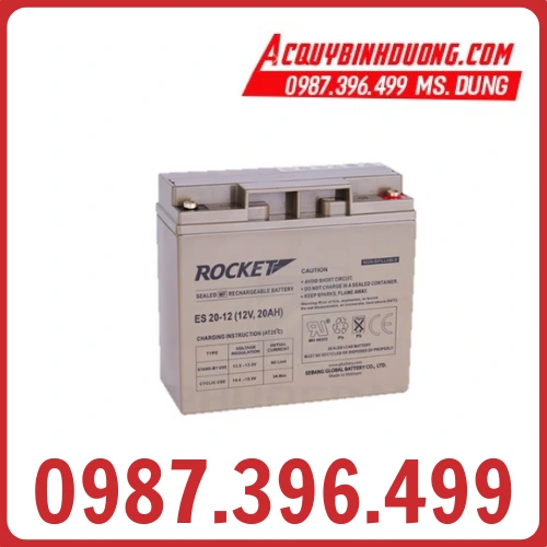 Ắc Quy Rocket ES 20-12 (12V-20ah) 