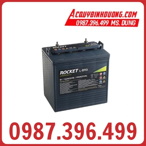 Ắc Quy Rocket L-890 (8V-190ah) 