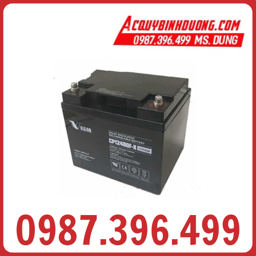 Ắc Quy Vision CP12400F-X (12V-40ah) 