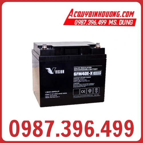 Ắc Quy Vision 6FM40E-X (12V-40ah) 