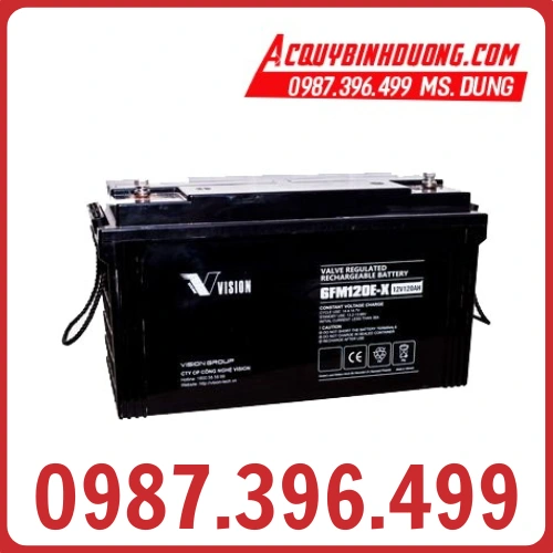 Ắc Quy VISION 6FM120E-X (12V- 120AH) 