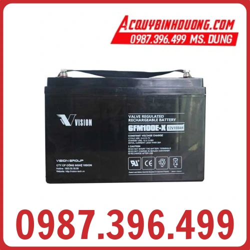 Ắc Quy VISION 6FM100E-X (12V- 100AH) 
