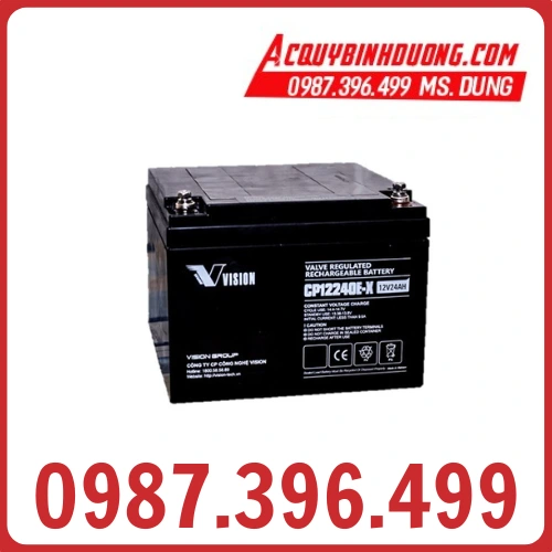 Ắc Quy VISION CP12240 (12V-24AH) 