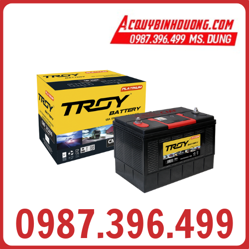 Ắc Quy TROY CMF 31S-800 (12V-100ah) cọc bulong 