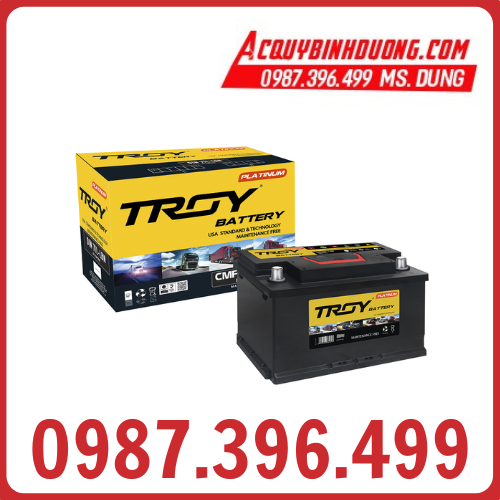 Ắc Quy TROY CMF DIN 71L (12V-71ah) 