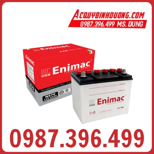 Ắc quy Enimac NS70 (12V-65ah) 