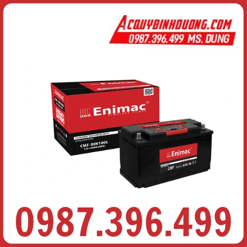 Ắc Quy Enimac CMF DIN100 (12V-100AH) 