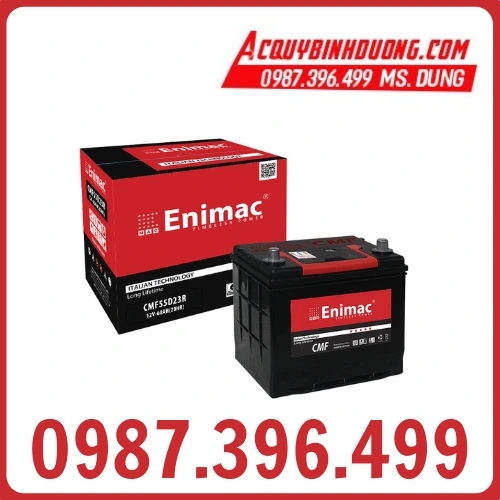 Ắc Quy Enimac CMF 55D23R (12V-60AH) 