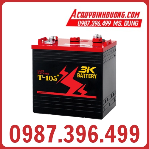 Ắc Quy 3K T-105LL (6V-225ah) 
