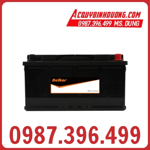 Ắc Quy Delkor Din 80 58030 (12V-80Ah) 