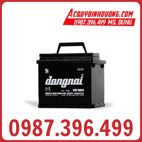 Ắc Quy Đồng Nai DIN43 (12V-45ah)