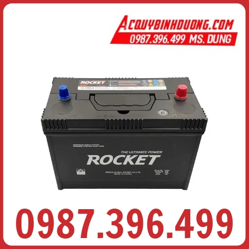 Ắc Quy Rocket SMF 1000RS - cọc bulong (12V-100ah)