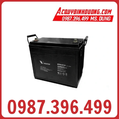 Ắc Quy Vision 6FM134-X (12V-134ah)