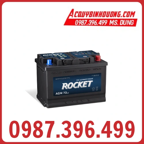 Ắc Quy Rocket AGM L3 (12V-70ah)