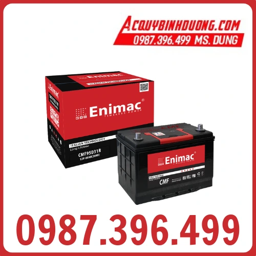 Ắc Quy ENIMAC CMF 95D31R (12V-80ah)