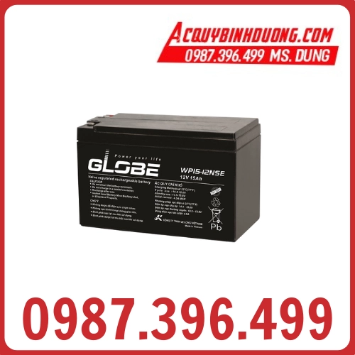 Ắc Quy GLOBE WP15-12 (12V-15ah)