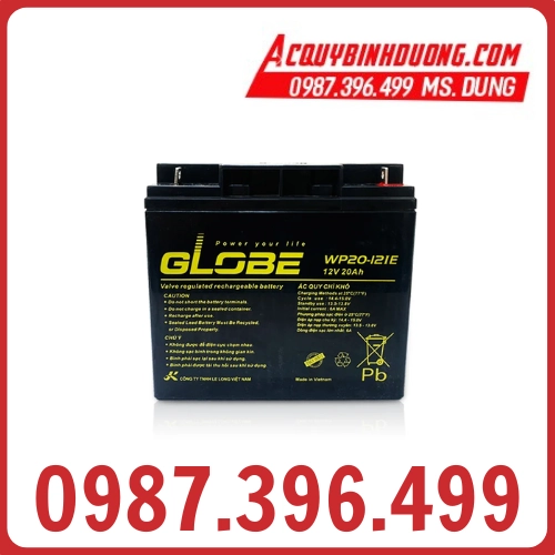 Ắc Quy GLOBE WP20-12IE (12V-20ah)